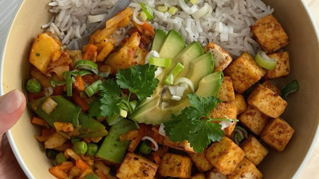 Bowl de comida vegana